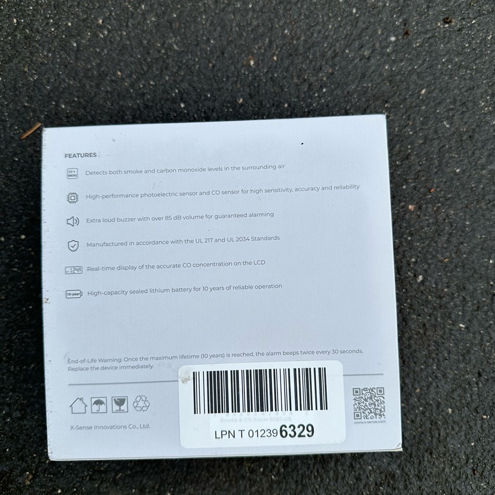 X-Sense Dual Sensor Alarm - Picture 2 of 3